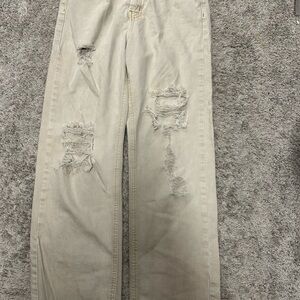 BDG Tan Jeans distressed size 29